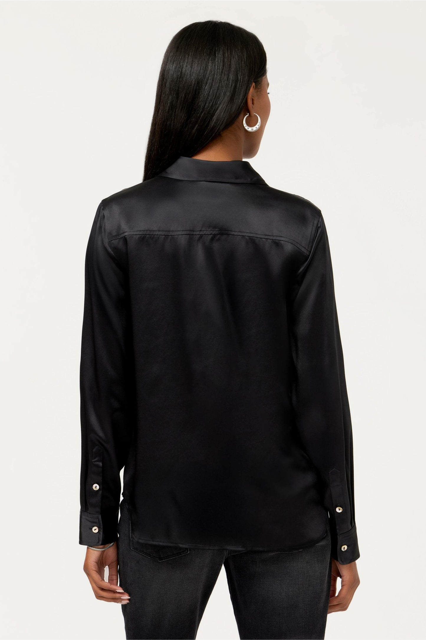 Johnny Was ESSENTIALS SILK SHIRT