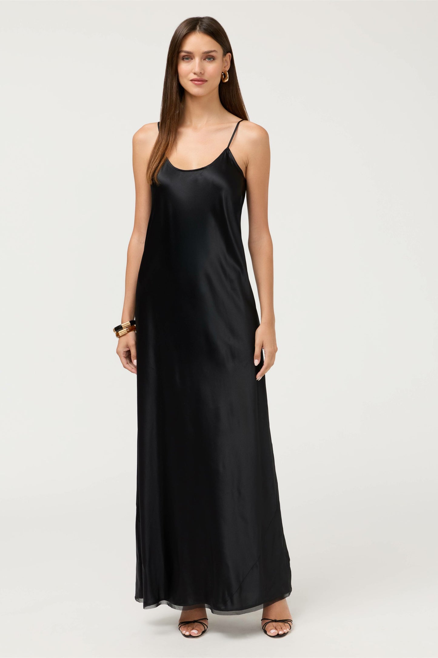 Johnny Was ESSENTIALS SILK SLIP DRESS