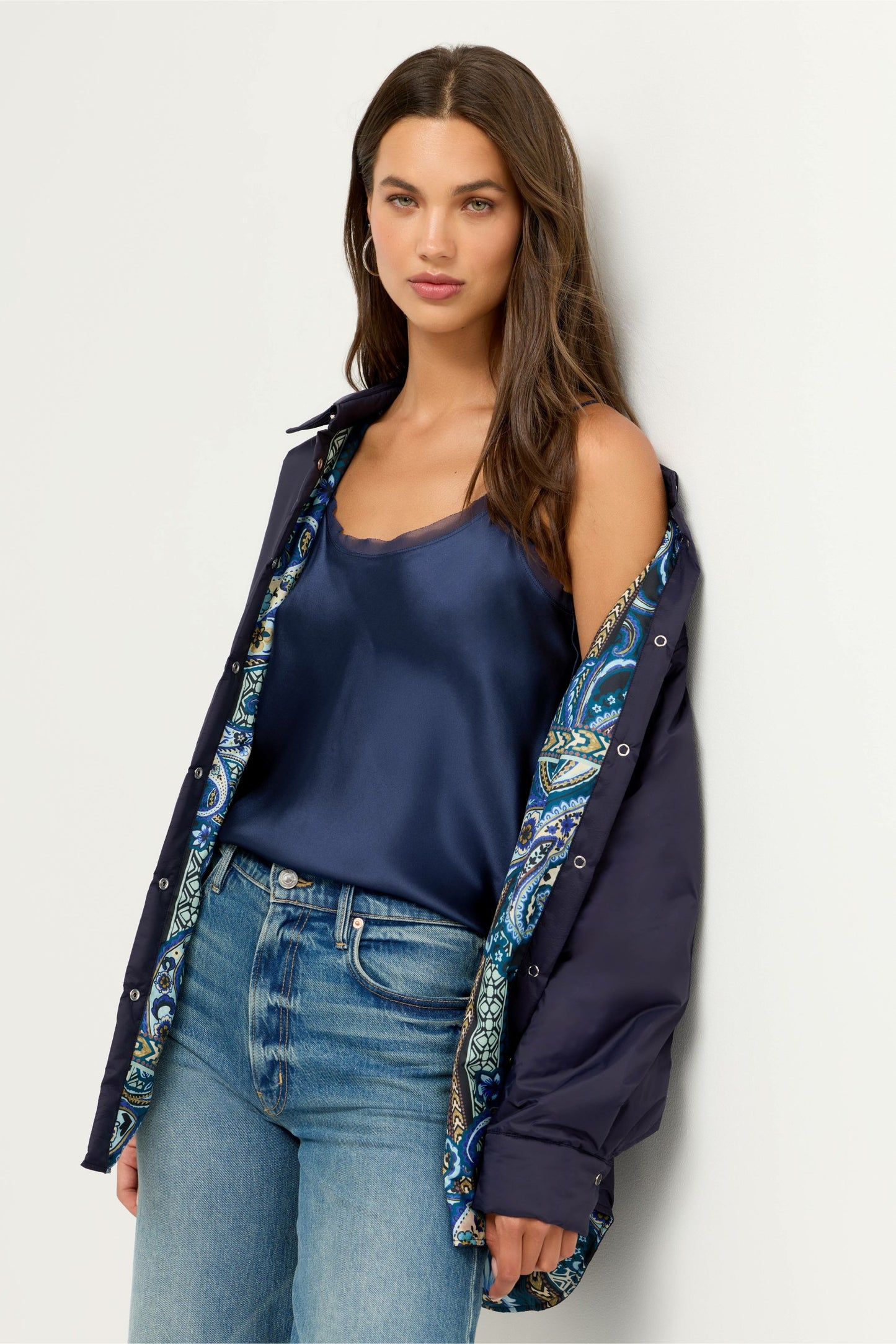 Johnny Was ESSENTIALS SILK CAMI
