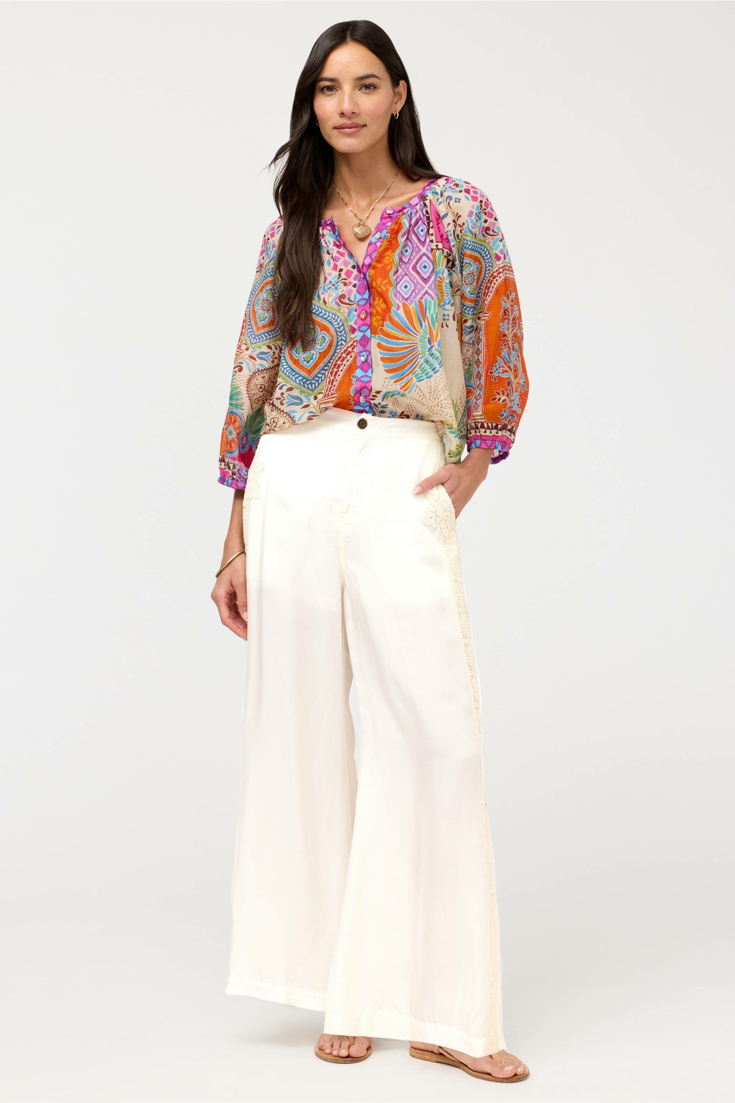 Johnny Was MICHAELLA PEASANT BLOUSE