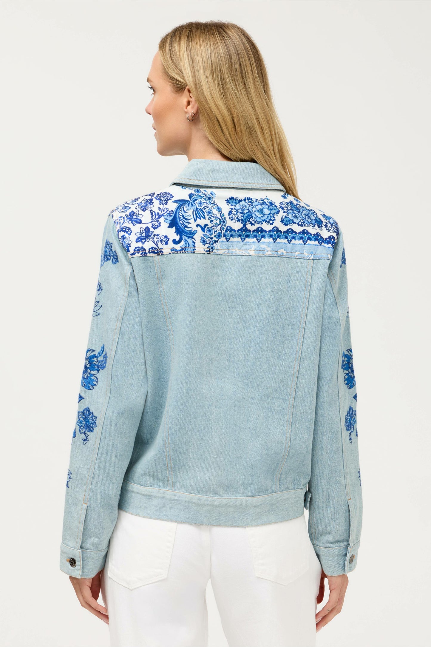 Johnny Was BANDANA DENIM JACKET