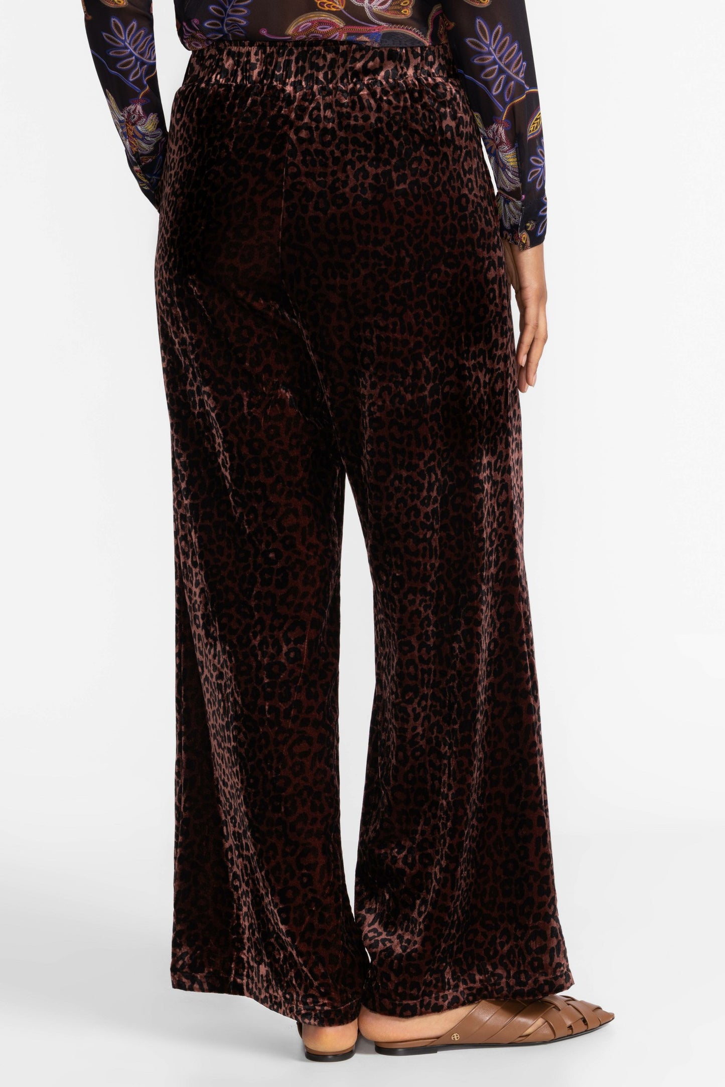 Johnny Was WIDE LEG VELVET PANT