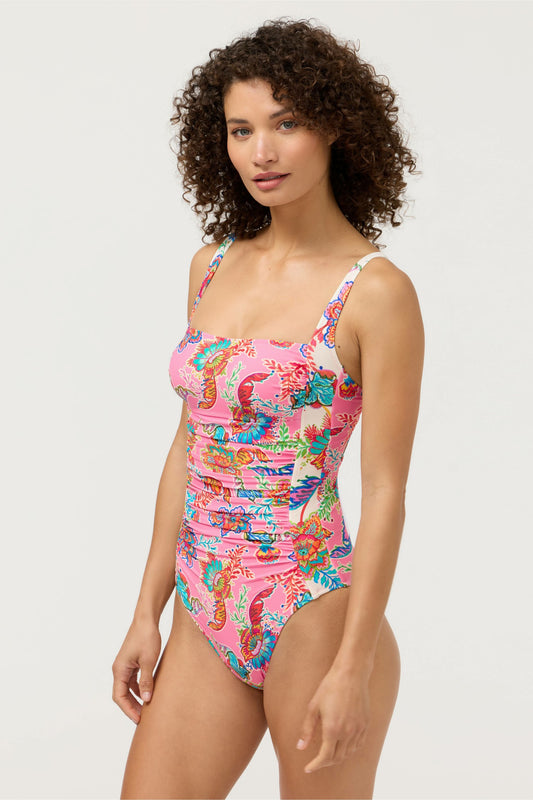 Johnny Was MARILYN RUCHED ONE PIECE