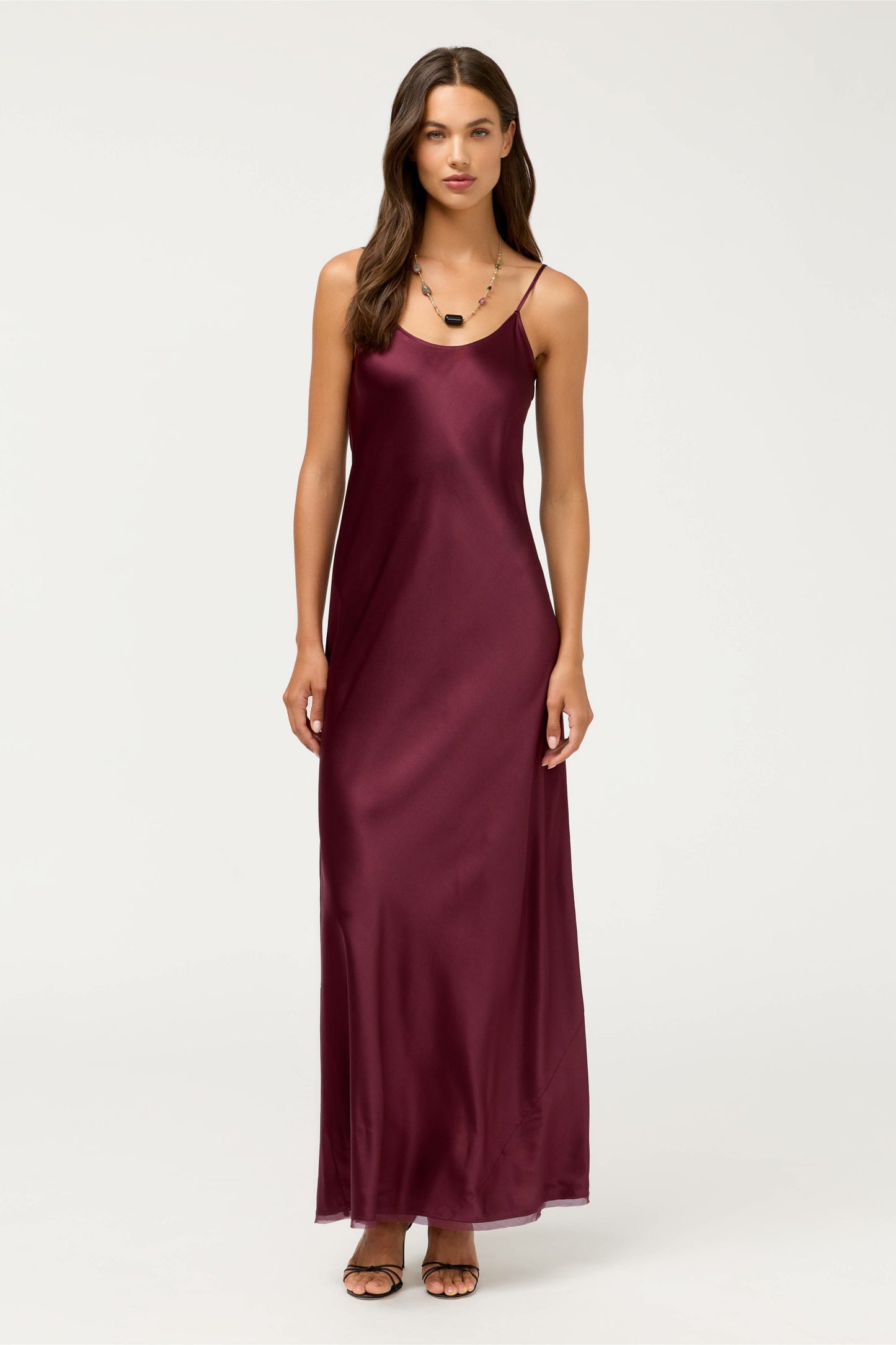 Johnny Was ESSENTIALS SILK SLIP DRESS