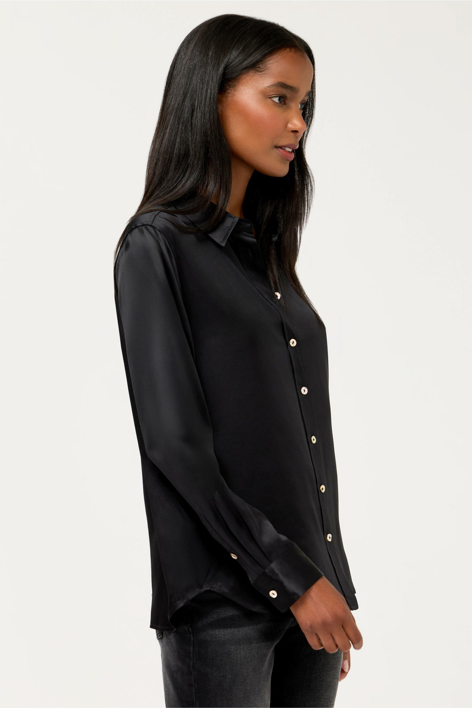 Johnny Was ESSENTIALS SILK SHIRT