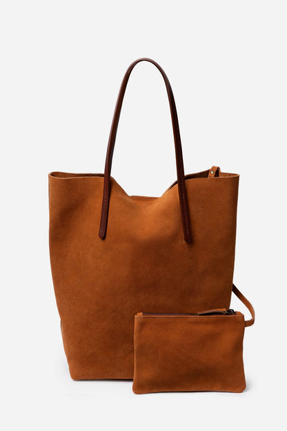 Johnny Was ITALIAN SUEDE CLASSIC TOTE
