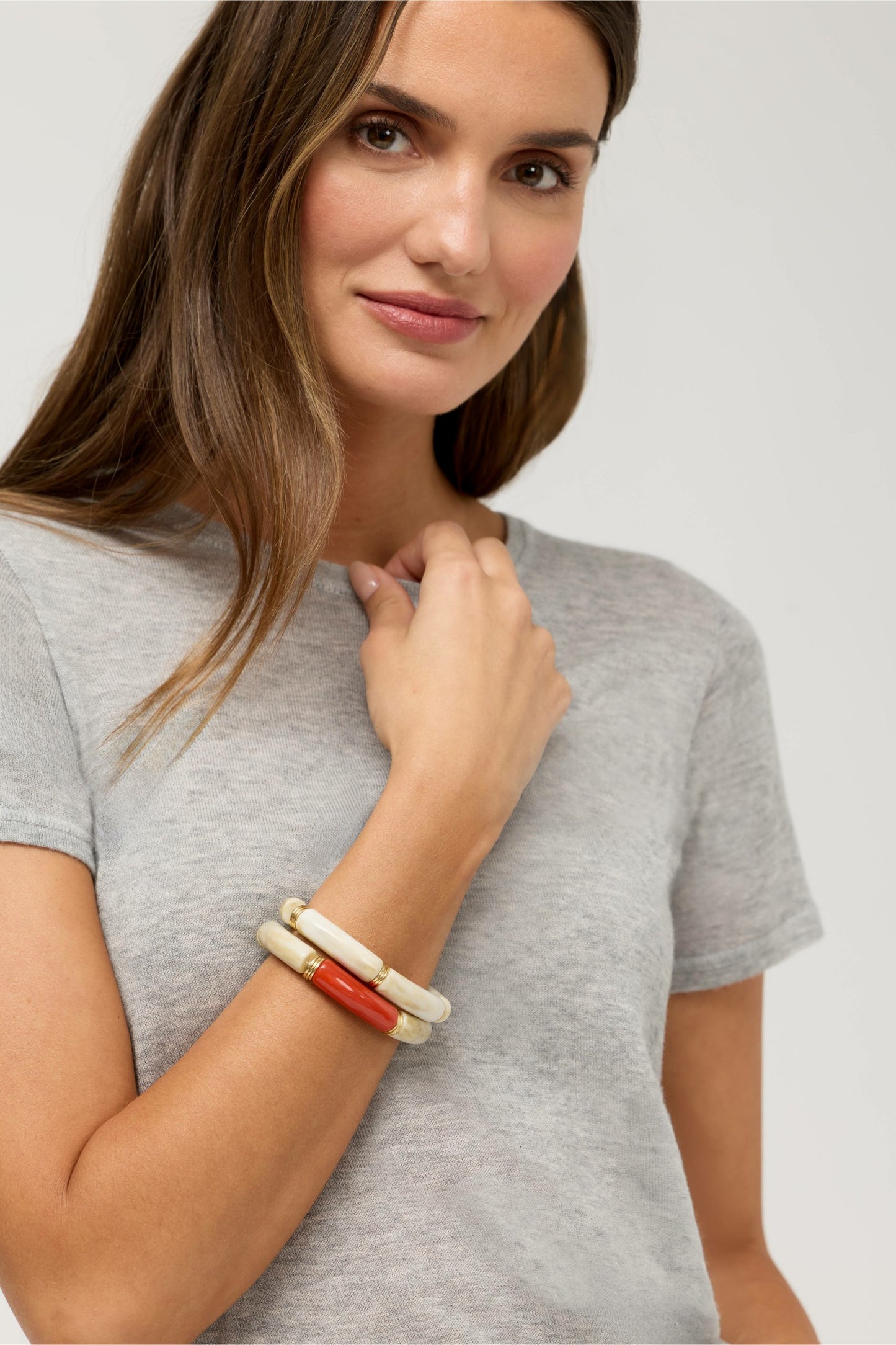 Johnny Was RESIN STRETCH BRACELET SET