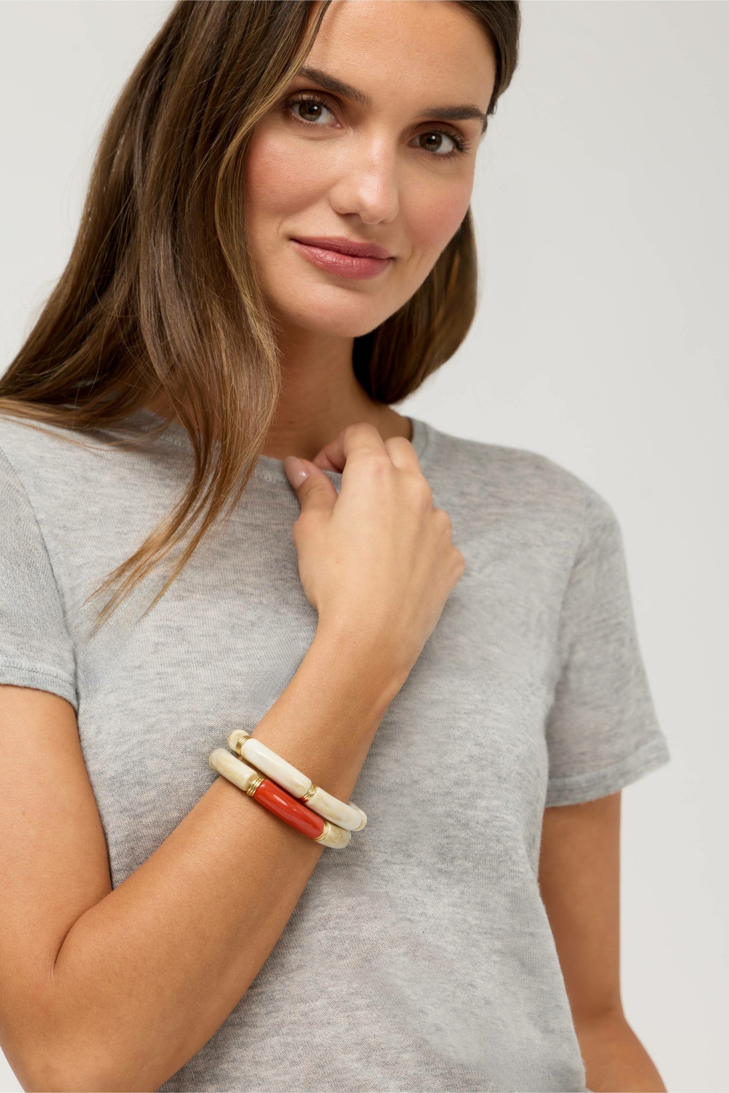 Johnny Was RESIN STRETCH BRACELET SET