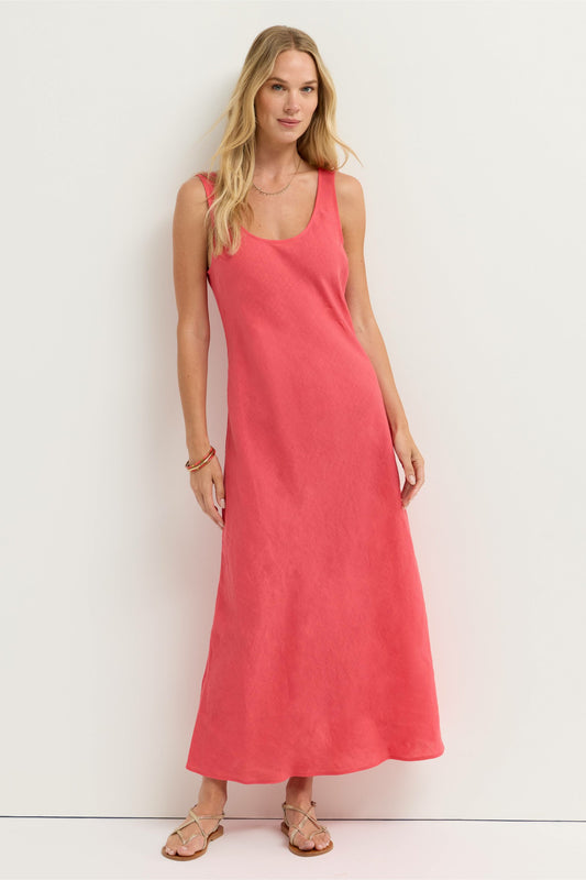 Johnny Was LINEN BIAS TANK DRESS
