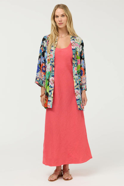 Johnny Was LINEN BIAS TANK DRESS