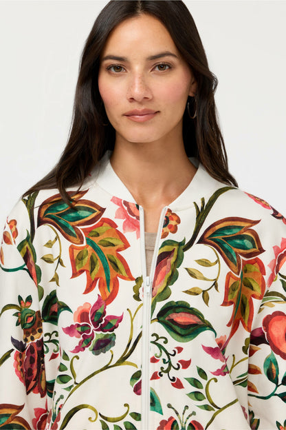 Johnny Was BEE ACTIVE DROP SHOULDER BOMBER JACKET