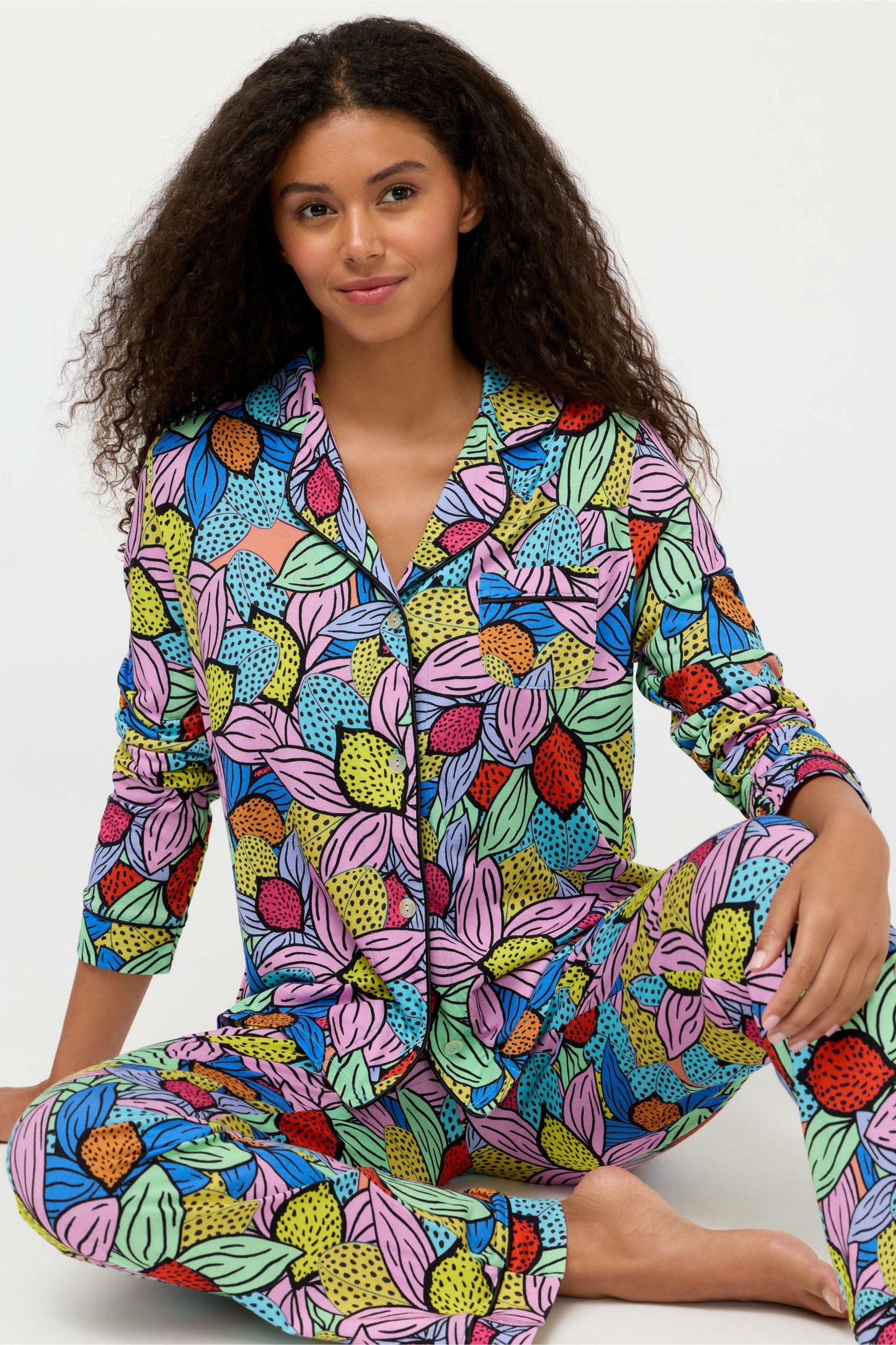 Johnny Was JW X ASHLEY PERCIVAL THE CARLY PJ SET