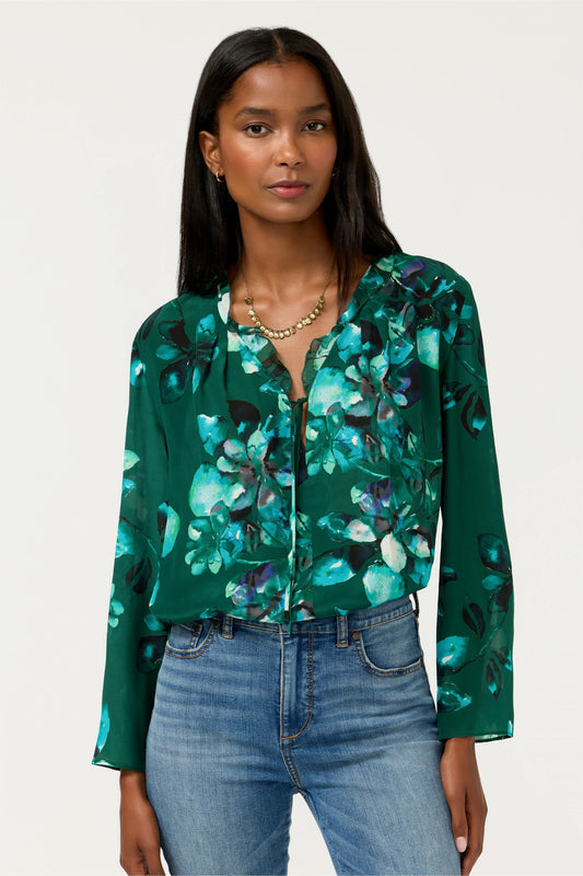 Johnny Was RUFFLE BLOUSE