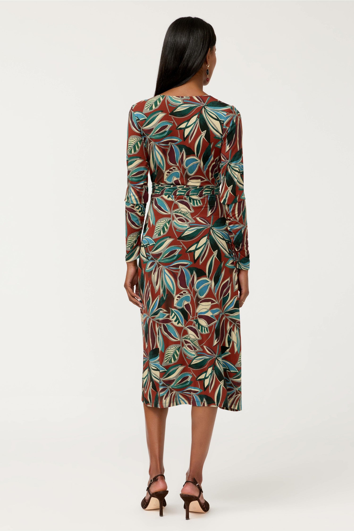 Johnny Was THE JANIE FAVORITE RUCHED SLEEVE WRAP DRESS