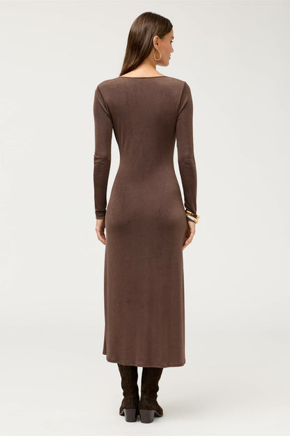 Johnny Was GLORYIA V-NECK MIDI DRESS