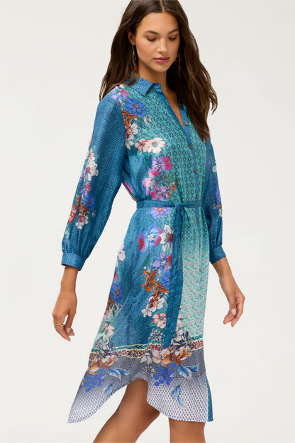 Johnny Was ARANI MIDI SHIRT DRESS