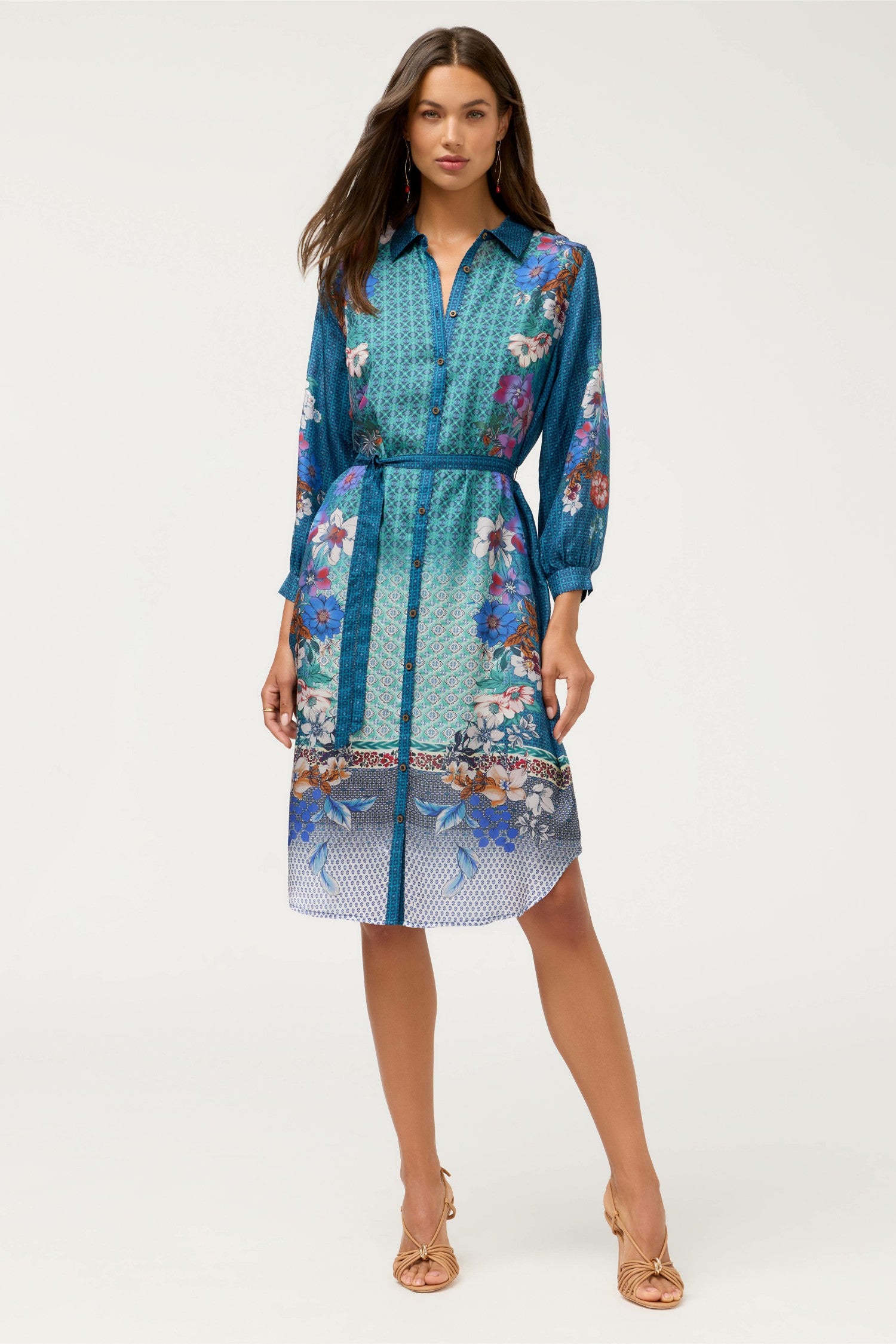Johnny Was ARANI MIDI SHIRT DRESS
