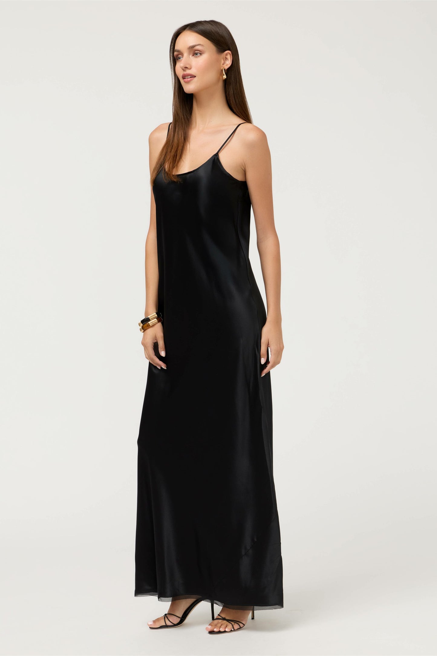 Johnny Was ESSENTIALS SILK SLIP DRESS
