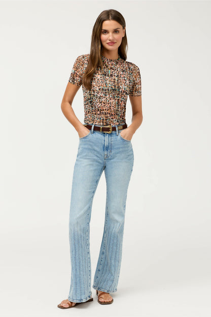 Johnny Was ELEANOR SHORT SLEEVE MESH TEE