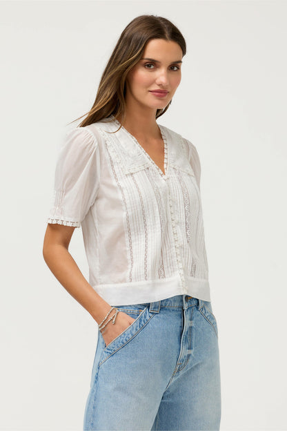 Johnny Was KAYTI PINTUCK BLOUSE