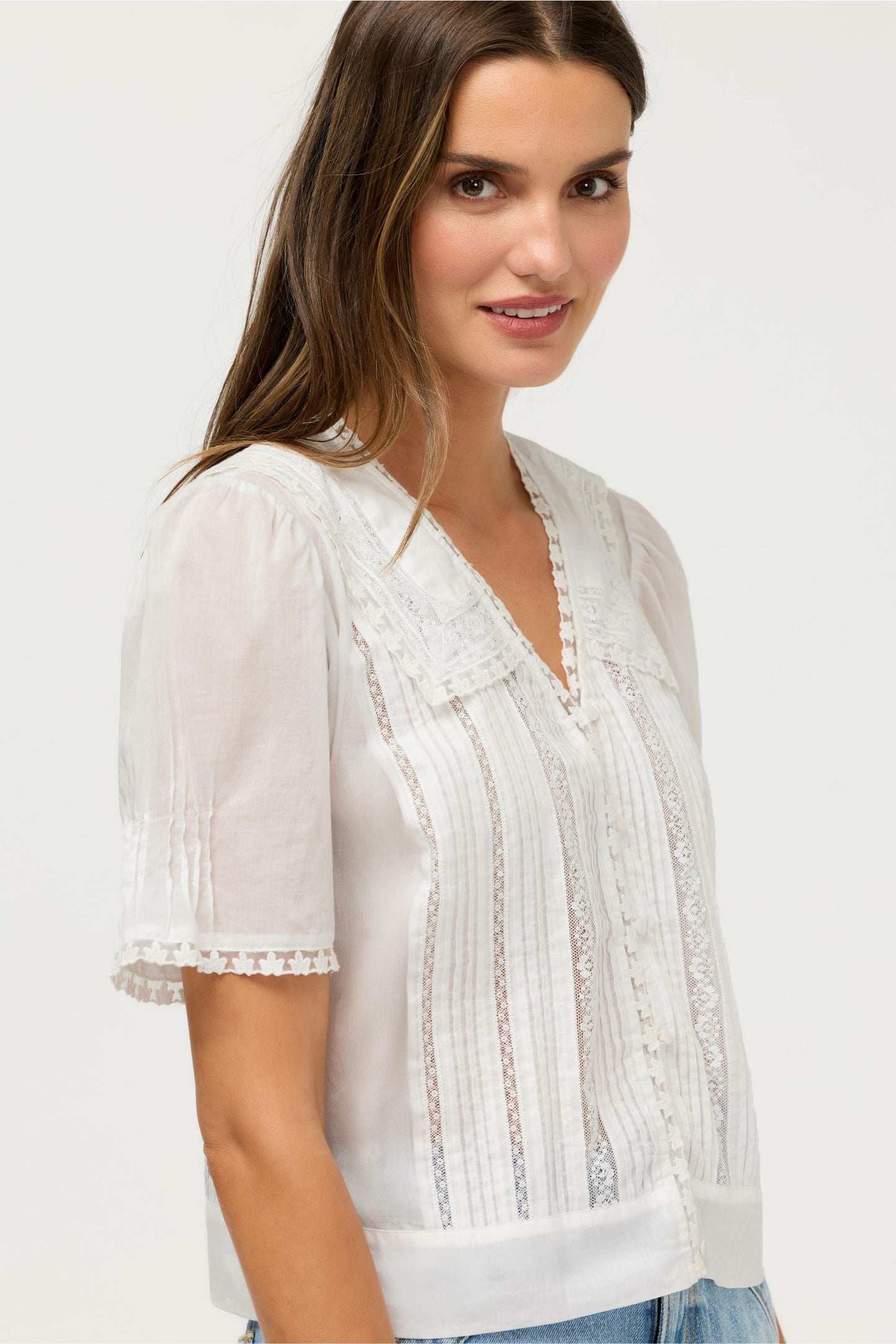 Johnny Was KAYTI PINTUCK BLOUSE