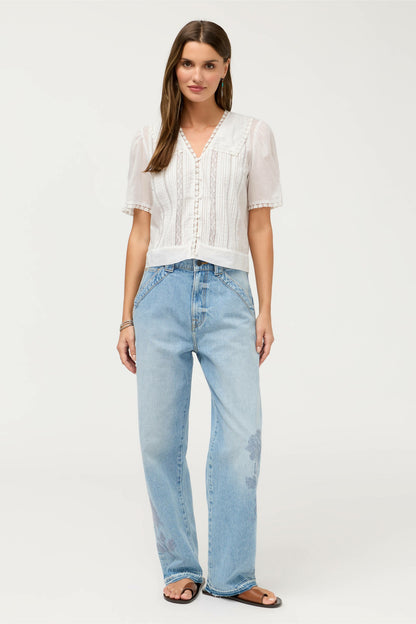 Johnny Was KAYTI PINTUCK BLOUSE
