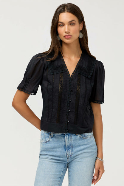Johnny Was KAYTI PINTUCK BLOUSE