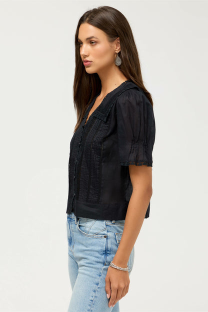 Johnny Was KAYTI PINTUCK BLOUSE