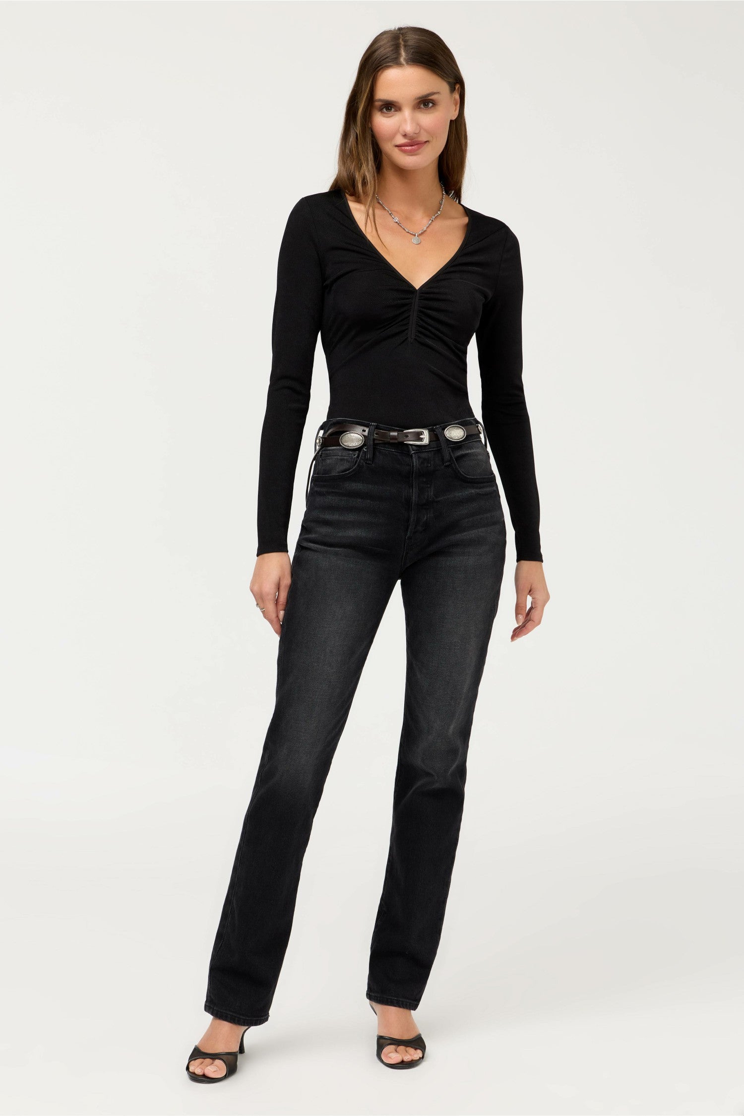 Johnny Was ANNAYAH V-NECK TOP