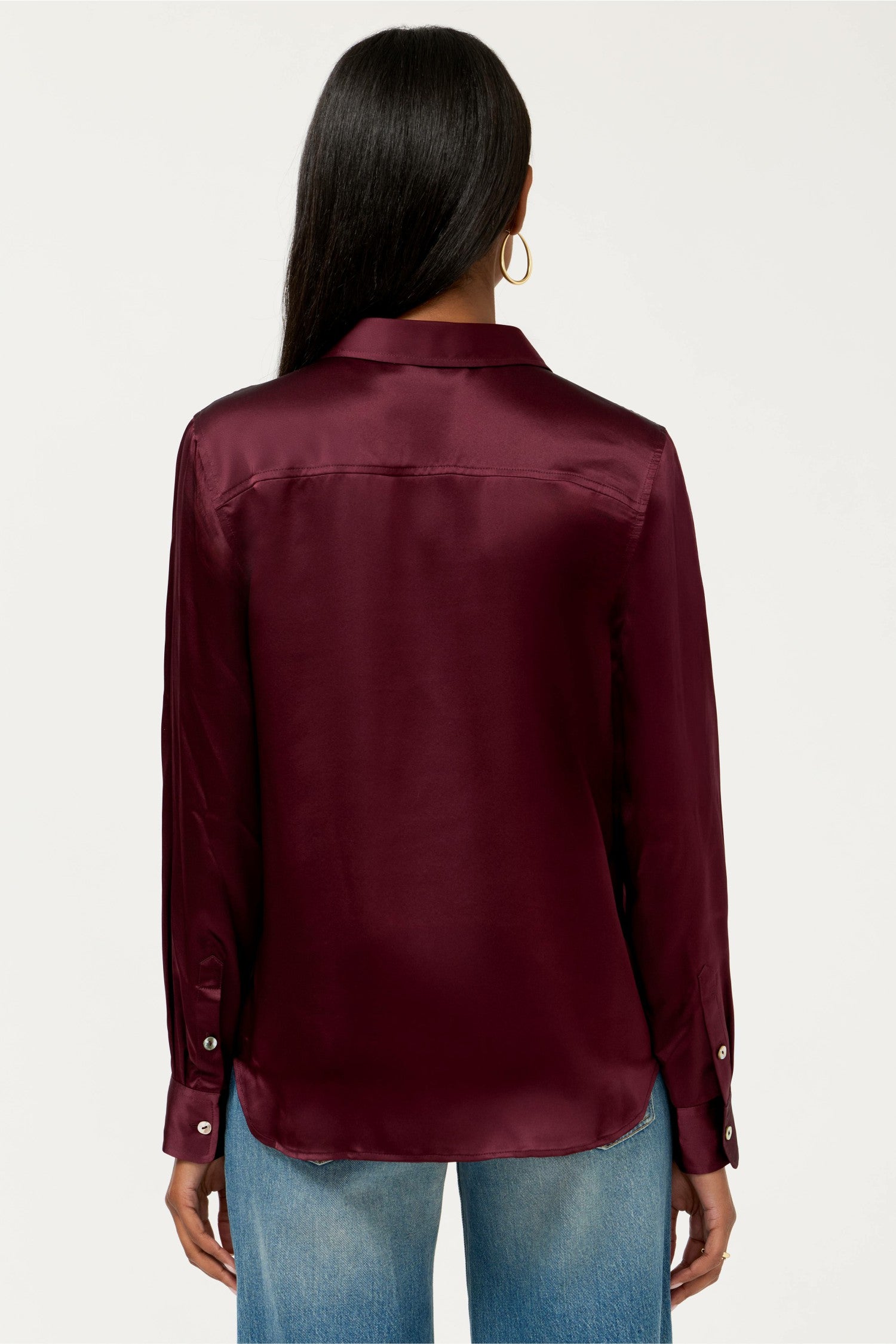 Johnny Was ESSENTIALS SILK SHIRT