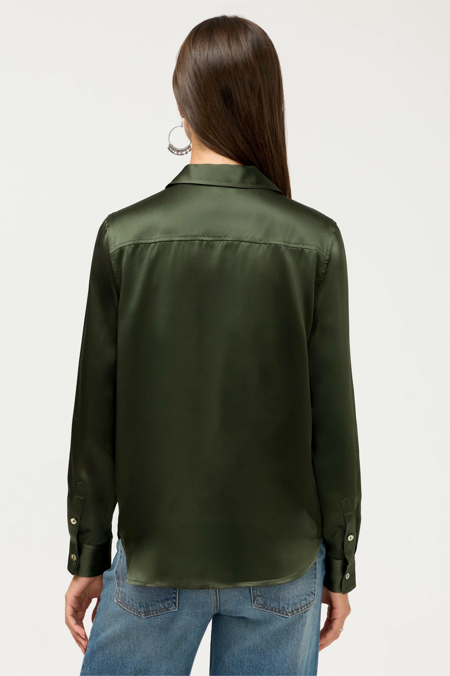 Johnny Was ESSENTIALS SILK SHIRT