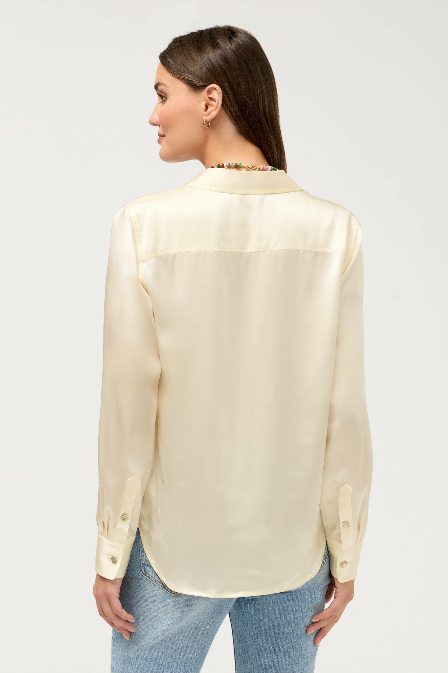 Johnny Was ESSENTIALS SILK SHIRT