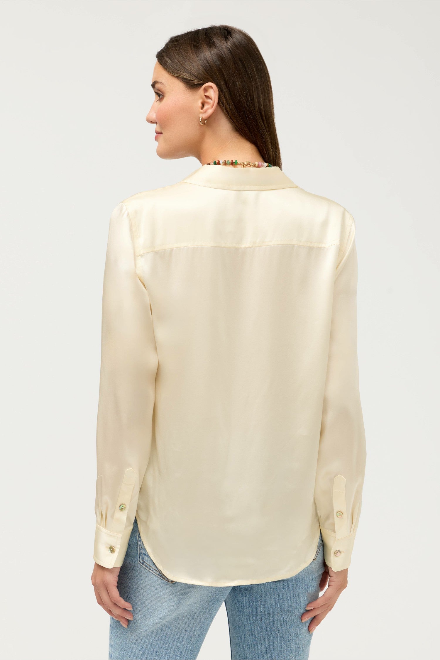 Johnny Was ESSENTIALS SILK SHIRT