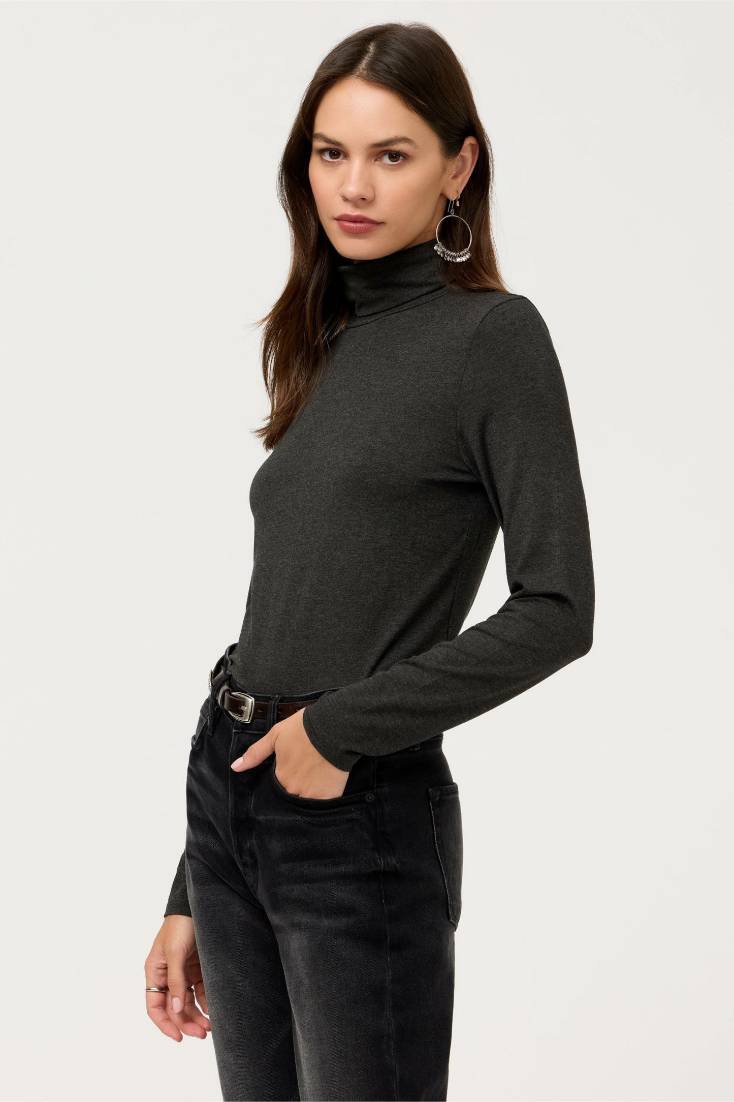Johnny Was ESSENTIALS SOFT TOUCH LONG SLEEVE TURTLENECK