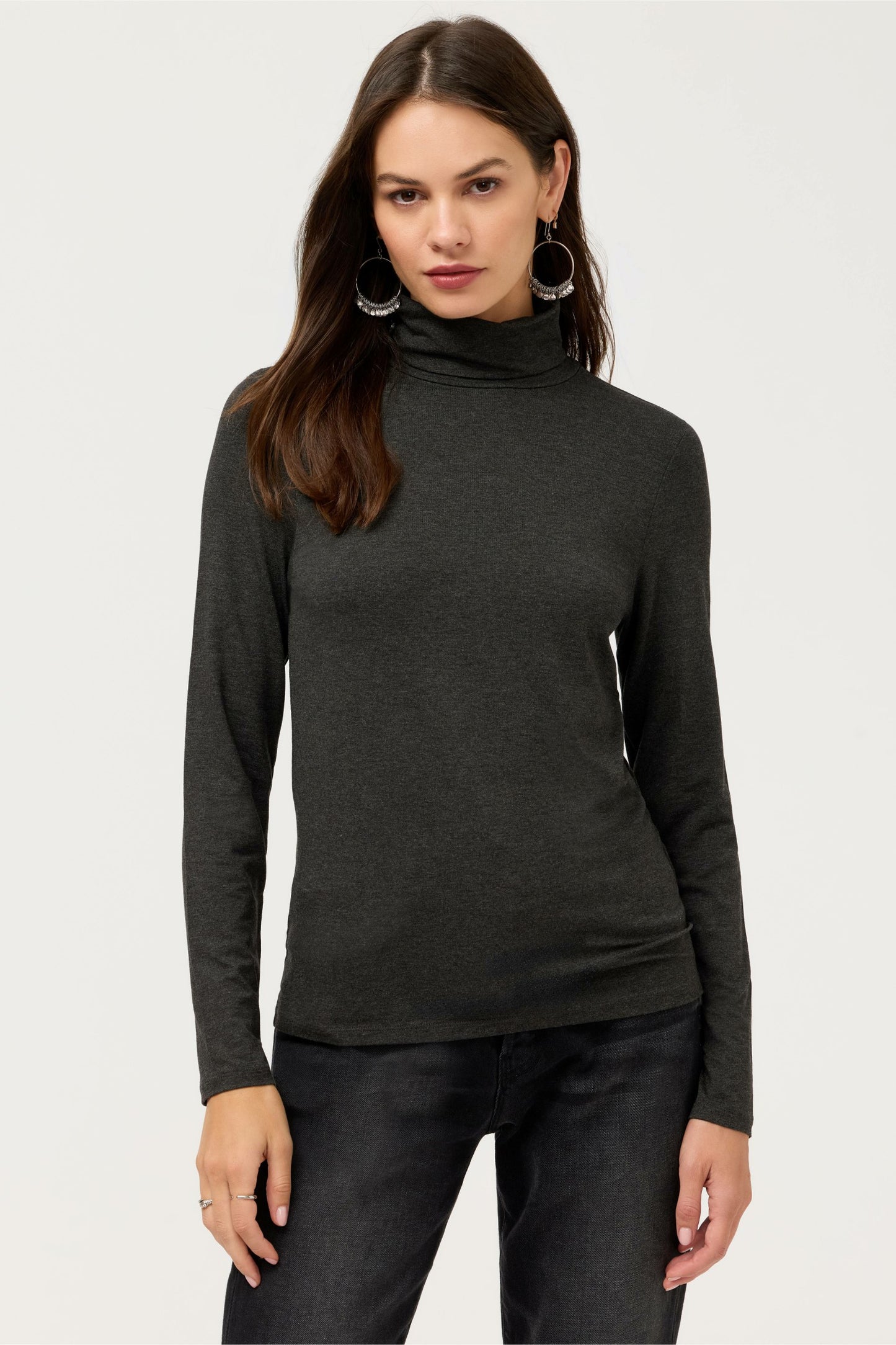 Johnny Was ESSENTIALS SOFT TOUCH LONG SLEEVE TURTLENECK