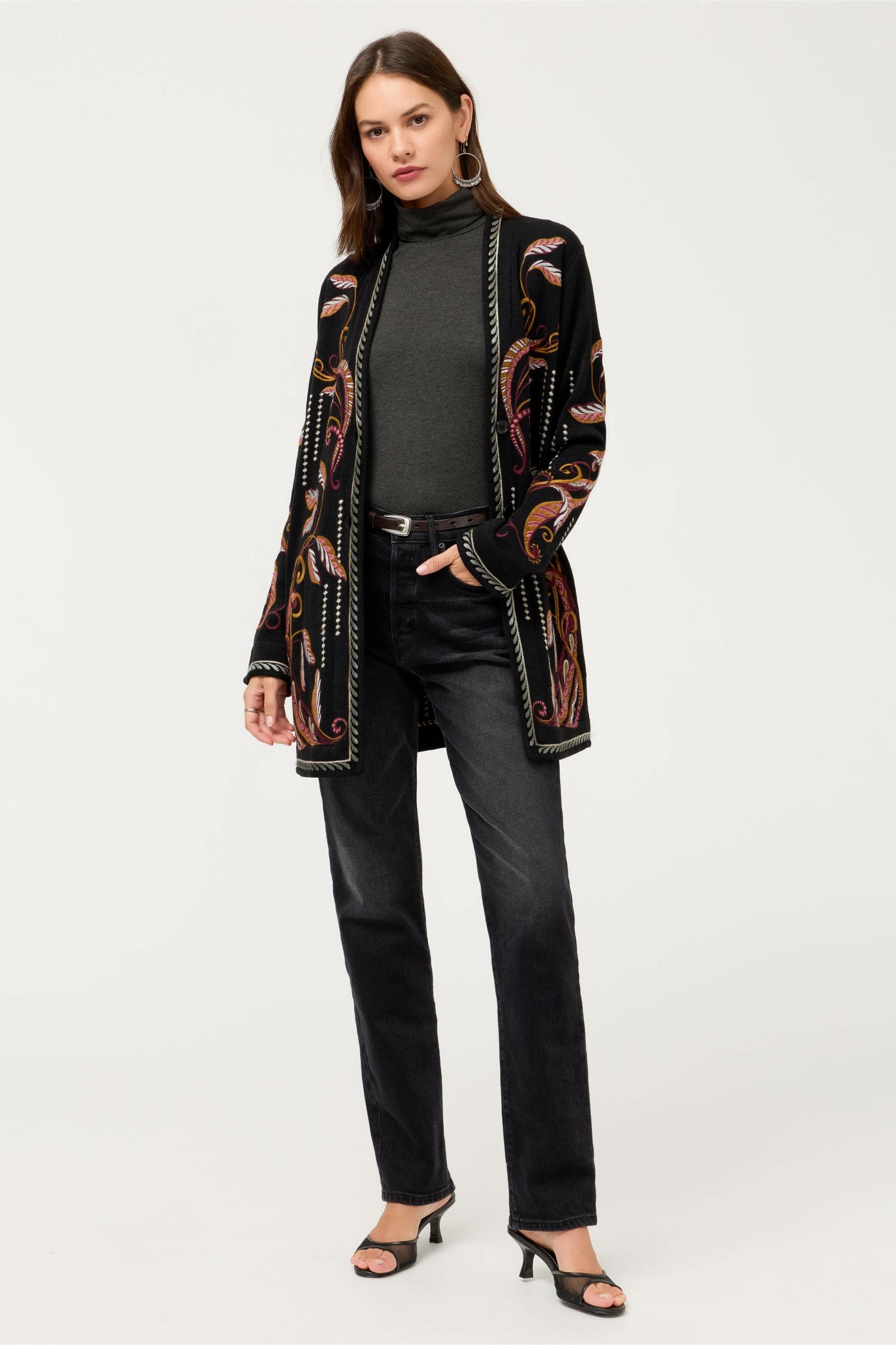 Johnny Was ESSENTIALS SOFT TOUCH LONG SLEEVE TURTLENECK