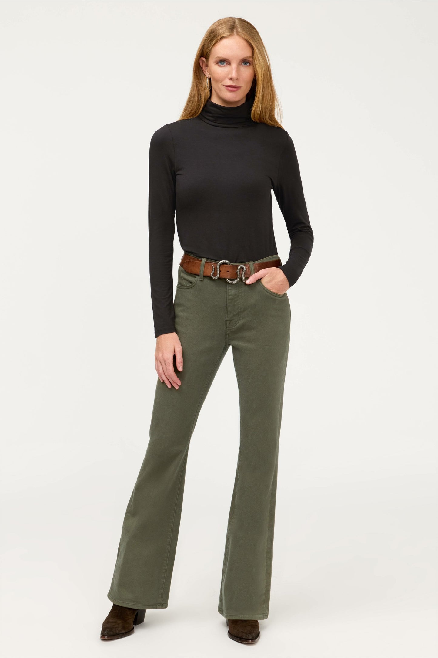 Johnny Was ESSENTIALS SOFT TOUCH LONG SLEEVE TURTLENECK