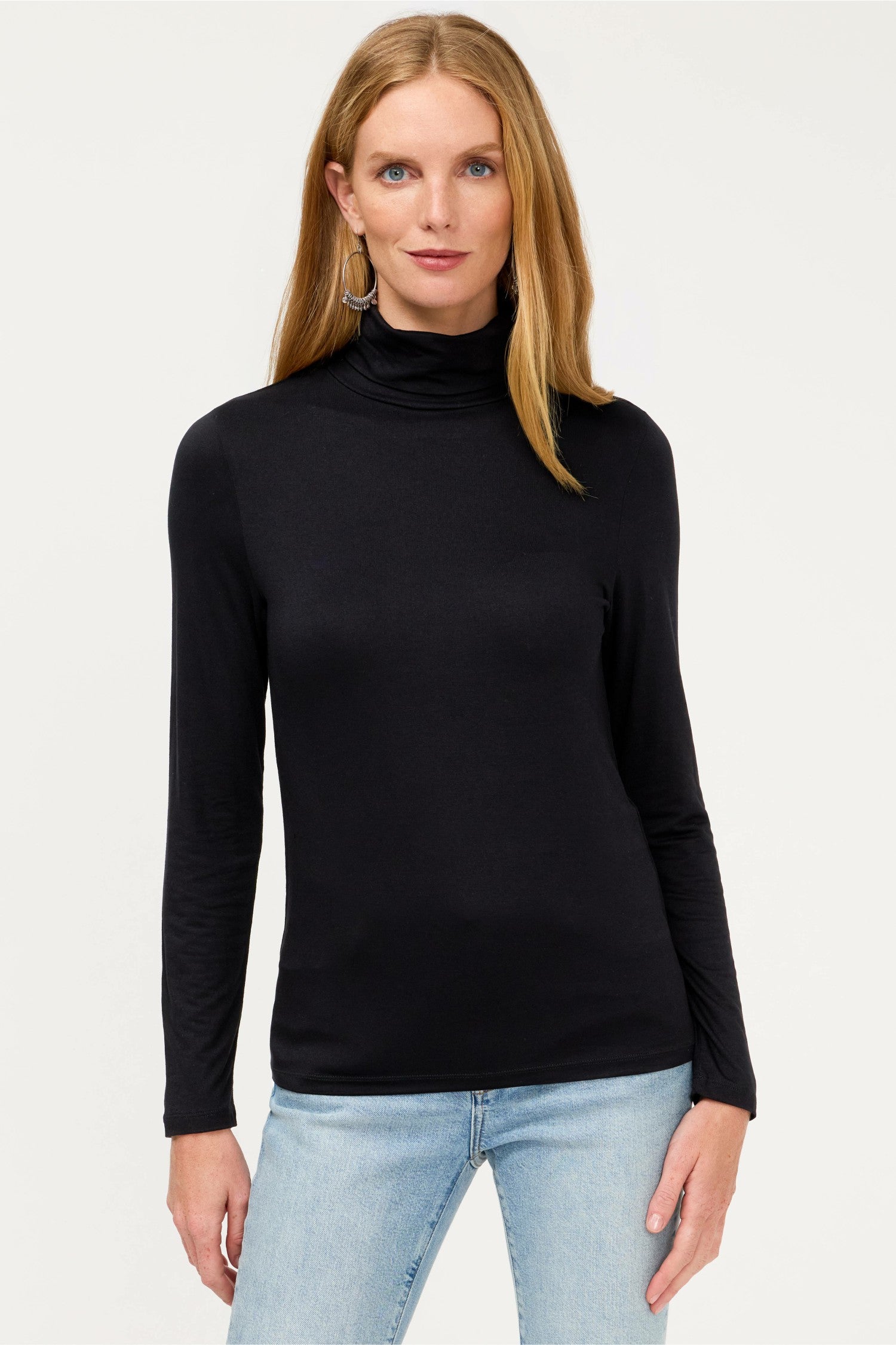 Johnny Was ESSENTIALS SOFT TOUCH LONG SLEEVE TURTLENECK