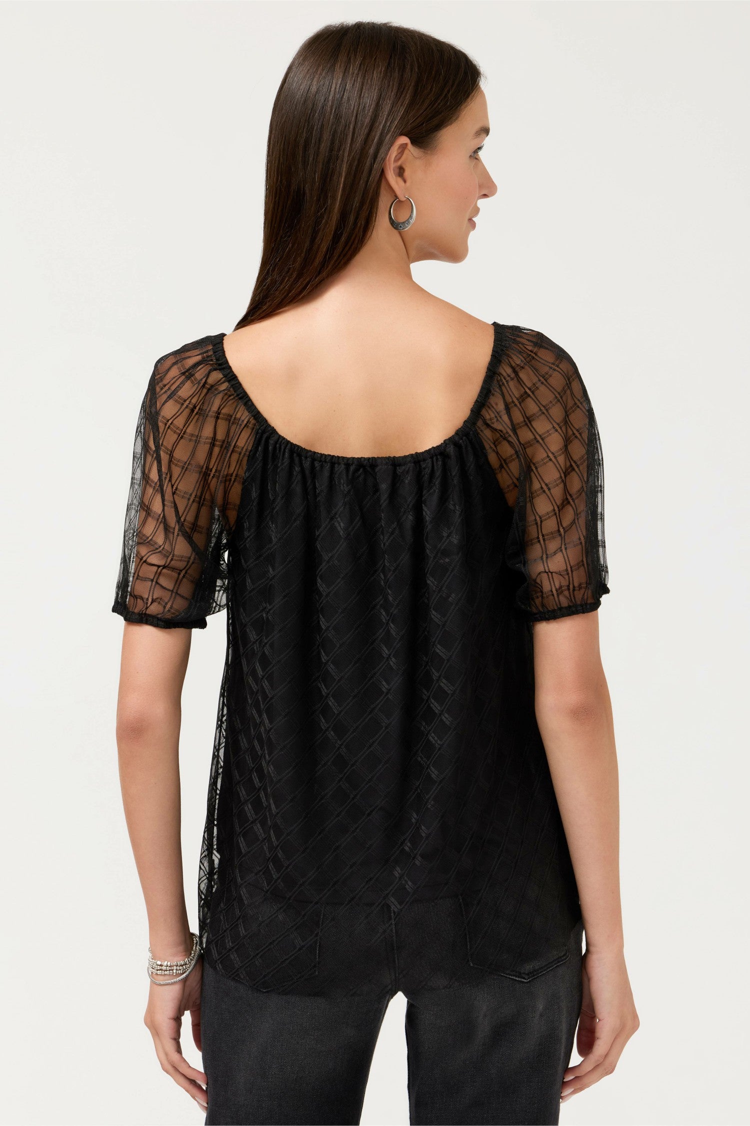 Johnny Was AMARRAH MESH BLOUSE