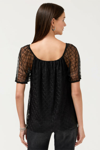 Johnny Was AMARRAH MESH BLOUSE
