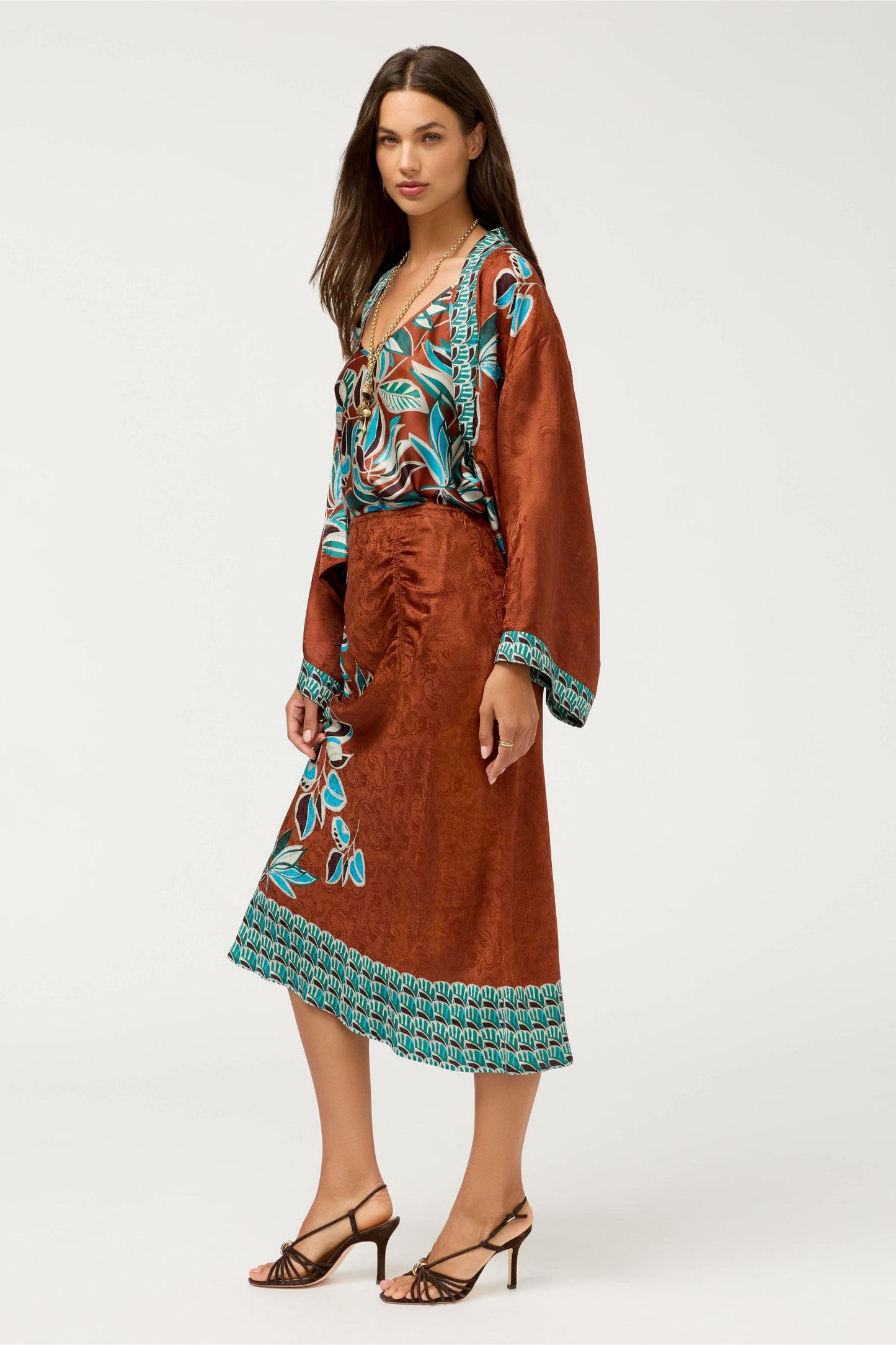 Johnny Was ENDORA MIDI SKIRT