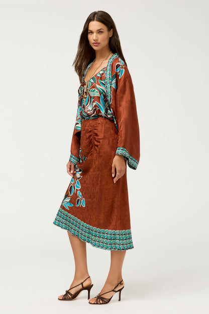 Johnny Was ENDORA MIDI SKIRT