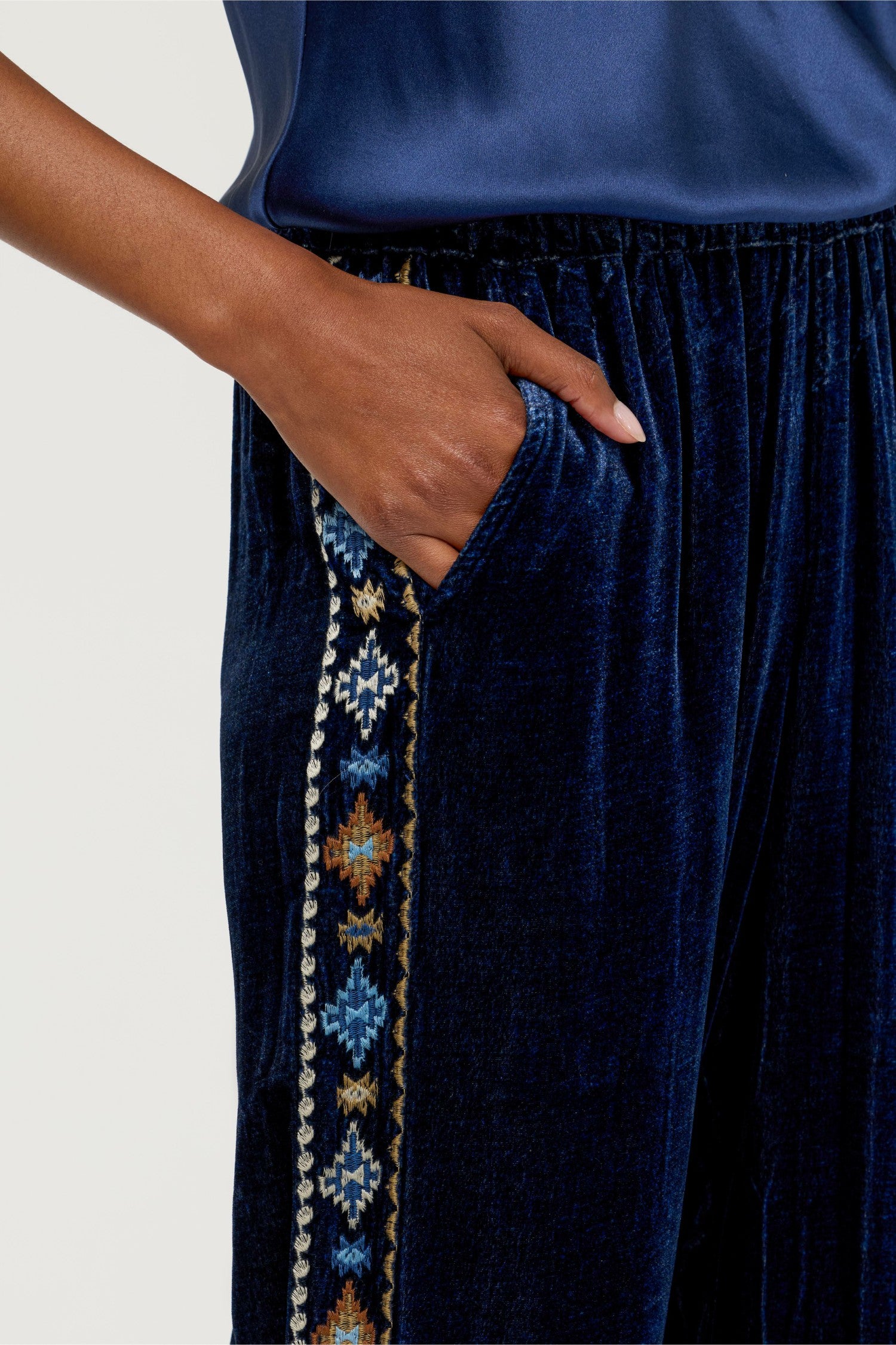 Johnny Was VELVET EVERYDAY PANT