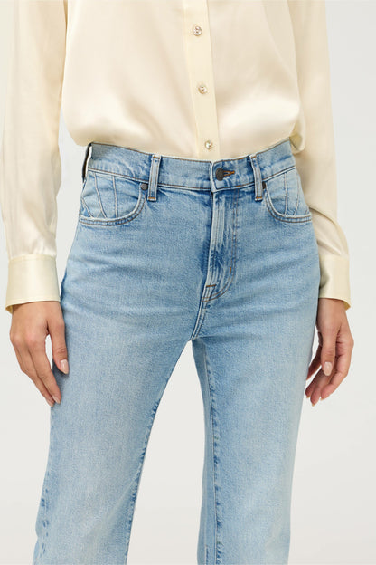 Johnny Was DAVADI PINTUCK FLARE JEAN