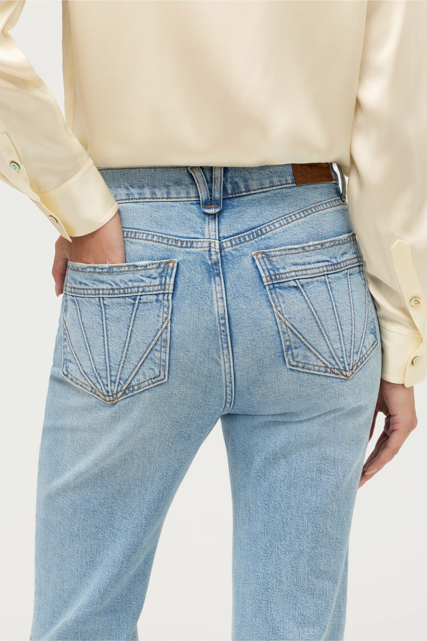 Johnny Was DAVADI PINTUCK FLARE JEAN