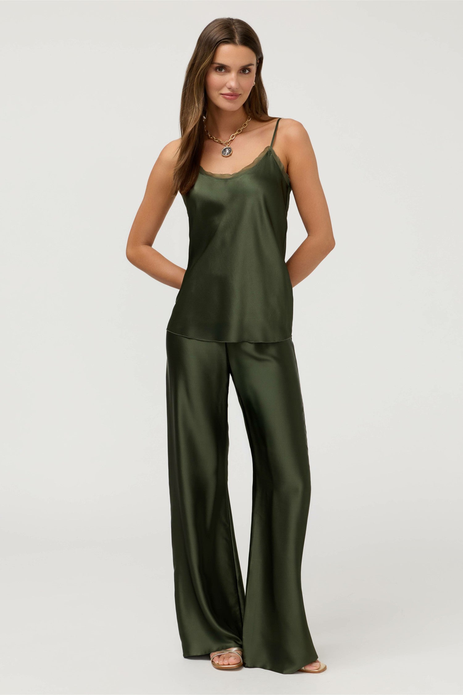 Johnny Was ESSENTIALS SILK PANT