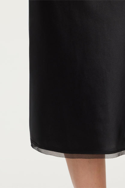 Johnny Was ESSENTIALS SILK BIAS SKIRT