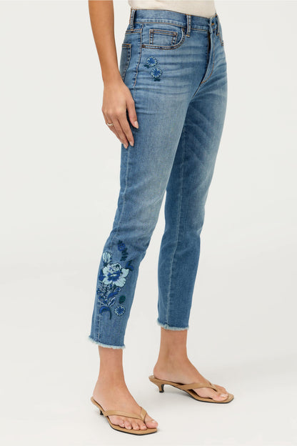 Johnny Was THE CROPPED SKINNY JEAN