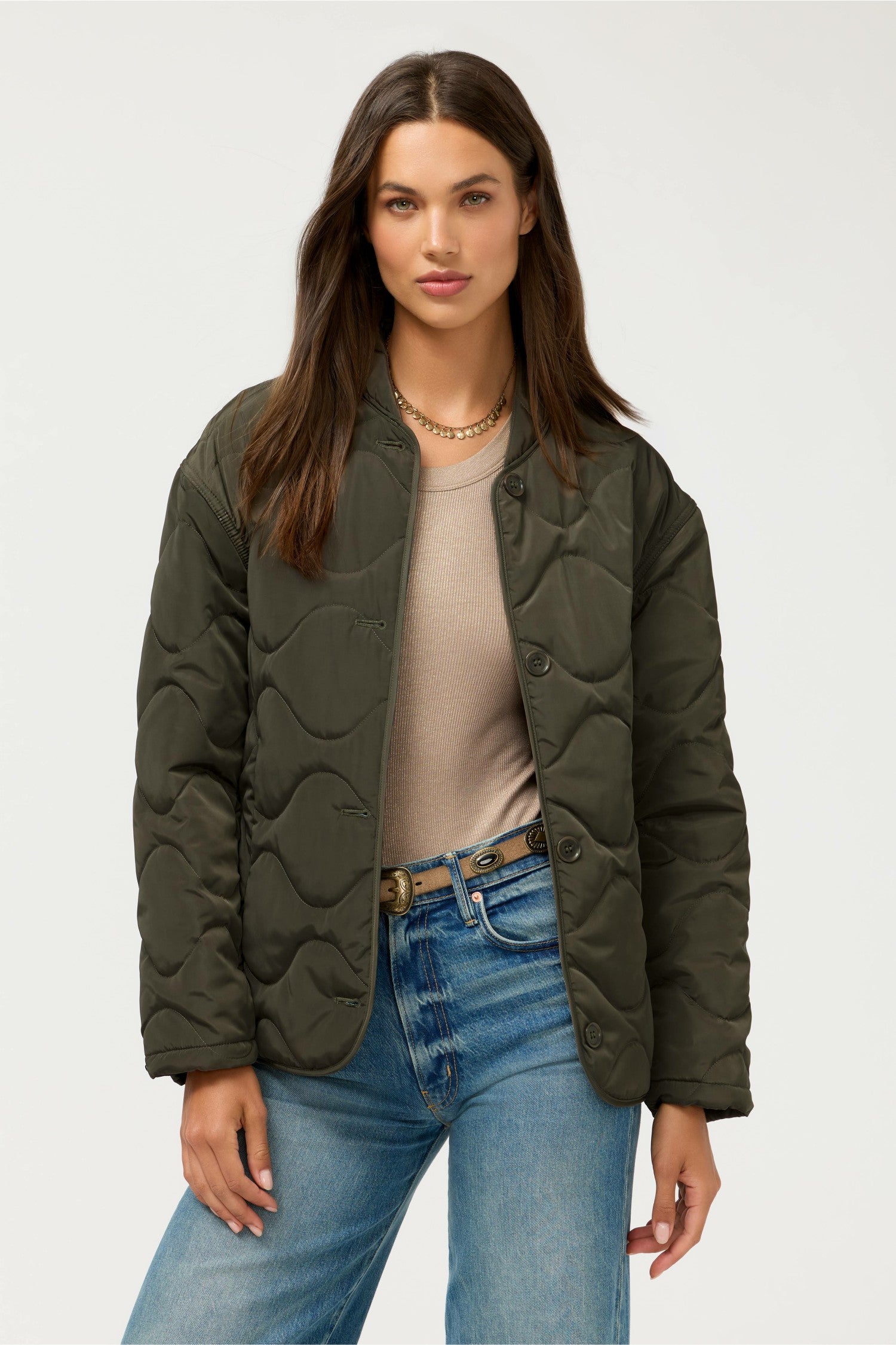 Johnny Was PUFFER BOMBER JACKET