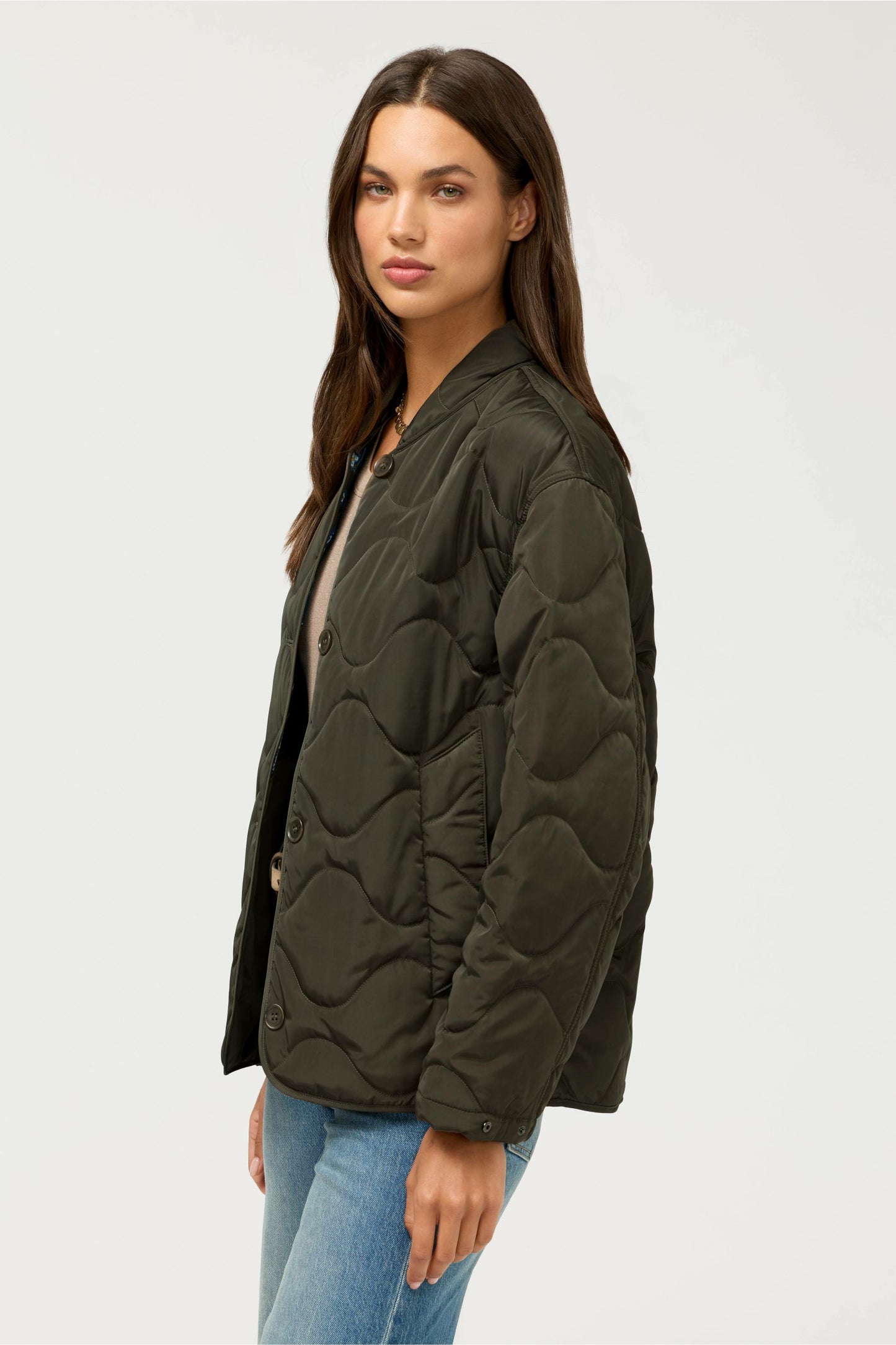 Johnny Was PUFFER BOMBER JACKET